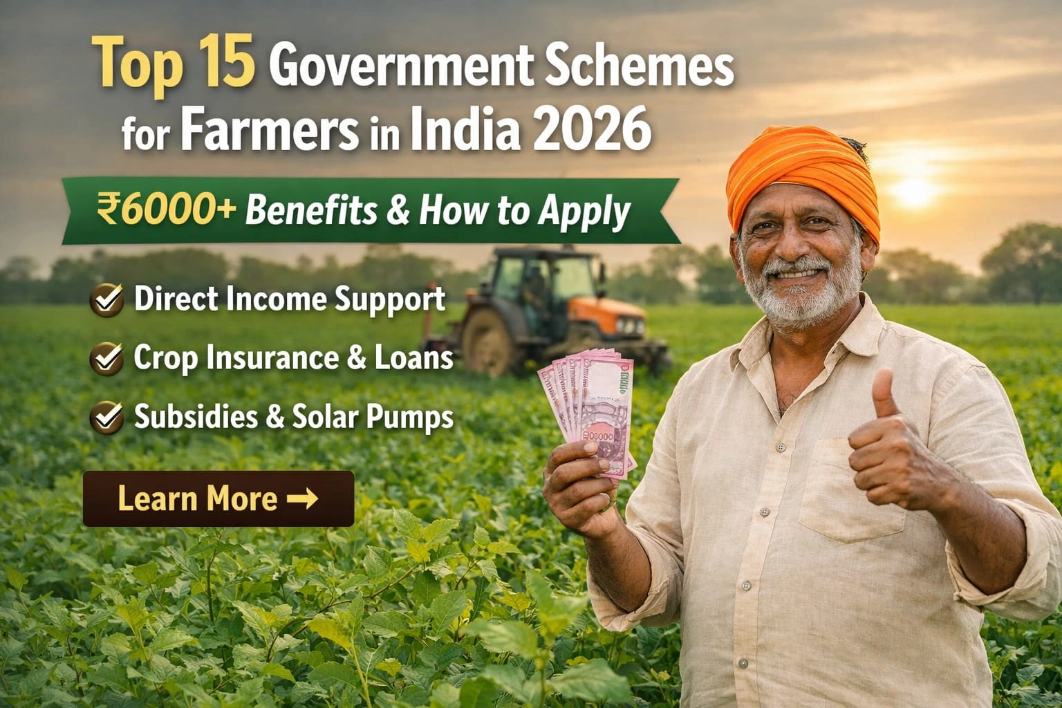 Top 15 Government Schemes for Farmers