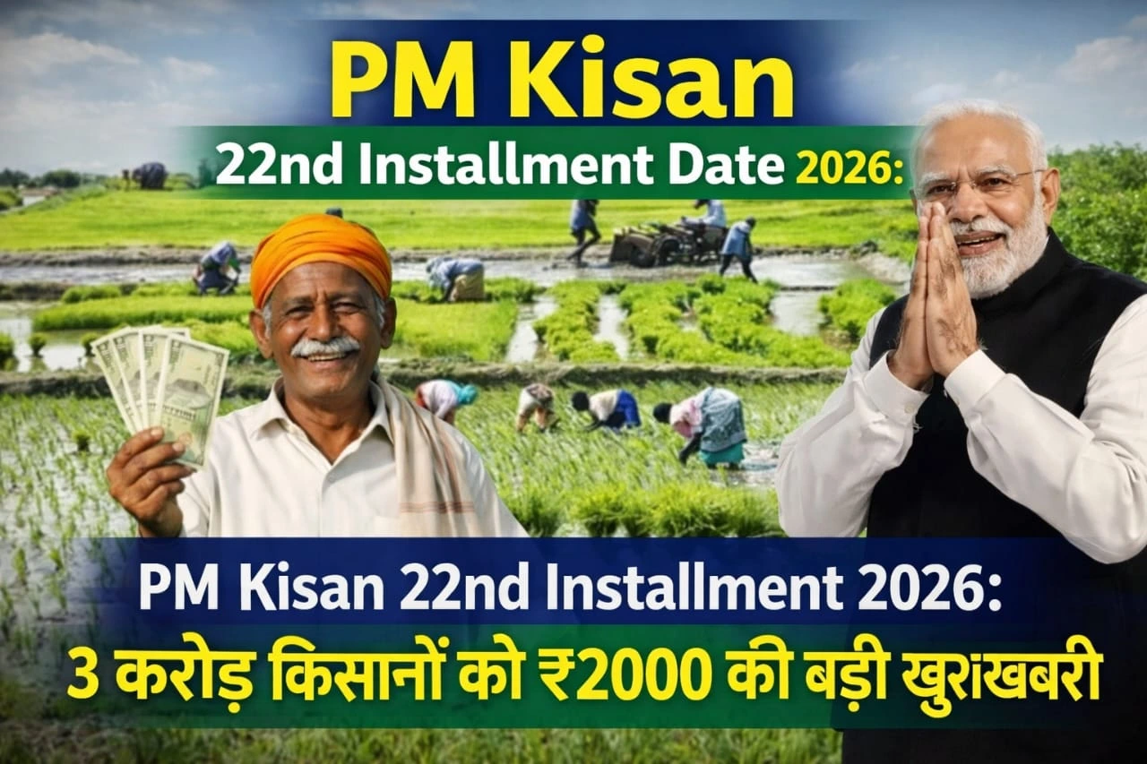 PM Kisan 22nd Installment Date 2026