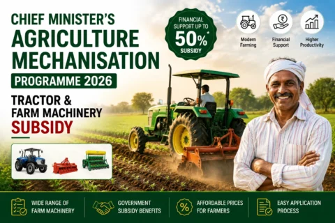 Chief Minister’s Agriculture Mechanisation Programme 2026 Tractor & Farm Machinery Subsidy